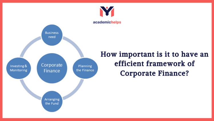 How important is it to have an efficient framework of Corporate Finance
